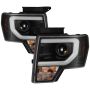 SPYDER 5086204 Projector Headlights - Switch Back Turn Signal Light Bar - Black