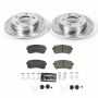 PowerStop K8277 Z23 Daily Driver Carbon-Fiber Ceramic Brake Pad and Drilled & Slotted Rotor Kit