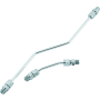 Bikers Choice 492651 66-84 Shovelhead Chrome Rocker Box Oil Line Set Replaces H-D 17506-66A