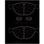Stoptech 308.13810 Street Brake Pads - Front
