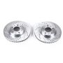 PowerStop EBR458XPR PowerStop Evolution Performance Drilled, Slotted & Plated Brake Rotor Pair