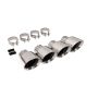 Corsa Performance 14778 Quad 4.5in. Polished Pro-Series Tip Kit (Clamps Included)