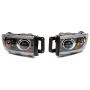 Raxiom R131478 02-05 Dodge RAM 1500 LED Projector Headlights w/ SEQL LED Bar- Blk Housing (Clear Lens)