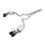 AWE Tuning 3015-43106 2018+ Ford Mustang GT (S550) Cat-back Exhaust - Touring Edition (Quad Diamond Black Tips)