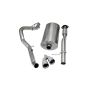 Corsa Performance 14914 3.0in. Cat-Back Single Side Exit with Twin 4.0in. Polished Pro-Series Tips