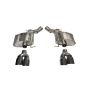 Corsa Performance 14929 3.0in. Axle-Back Dual Rear Exit with Twin 4.0in. Polished Pro-Series Tips