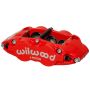 Wilwood 120-14551-RD Caliper-Forged Narrow Superlite 6R-L/H 1.75/1.25in/1.25in Pistons 1.25in Rotor - Red