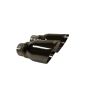 Corsa Performance 14977BLK Single 4.0in. Black PVD Pro-Series Tip Kit (Clamps Included)