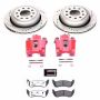 PowerStop KC5293-26 Z26 Street Performance Ceramic Brake Pad, Drilled Slotted Rotor, and Caliper Kit