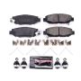 PowerStop Z23-572 PowerStop - Z23 Daily Driver Carbon-Fiber Ceramic Brake Pads with Hardware Kit