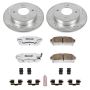 PowerStop K741-26 Z26 Street Performance Ceramic Brake Pad and Drilled & Slotted Rotor Kit