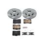 PowerStop KOE4606 OE Stock Replacement Low-Dust Ceramic Brake Pad and Rotor Kit