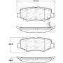 StopTech Street Touring 07-17 Jeep Wrangler Rear Brake Pads