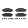PowerStop 17-1080 PowerStop - Z17 Low-Dust Ceramic Brake Pads with Hardware