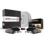 PowerStop CRK2139 Genuine Geomet Coated Rotor and Low-Dust Ceramic Brake Pad Kit