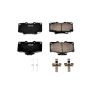 PowerStop 17-611 PowerStop - Z17 Low-Dust Ceramic Brake Pads with Hardware