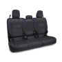 PRP Seats B055-08 PRP Jeep Wrangler JT Rear Bench Covers - with no Armrest - Black/Purple