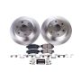 PowerStop KOE2018 OE Stock Replacement Low-Dust Ceramic Brake Pad and Rotor Kit