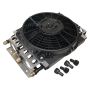 Derale 15200 8 & 8 Pass Dual Circuit Electra-Cool Remote Fluid Cooler, -8AN