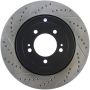 Stoptech 127.46075R Slotted & Drilled Sport Brake Rotor