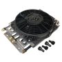 Derale 15220 4 & 4 Pass Dual Circuit Electra-Cool Remote Cooler, -8AN