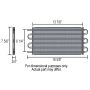 Derale 15302 Series 7000 Tube&Fin Replacement Cooler, Part Numbers 15502, 15503, 15505&15551