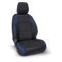 PRP Seats B057-06 PRP 6-23 Toyota Tacoma Front Seat Covers (Pair) - Black/Navy Blue