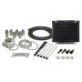 Derale 15405 13 Row Plate & Fin Engine Oil Cooler Kit with Sandwich Adapter