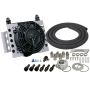 Derale 15450 15 Row Atomic Cool Plate & Fin Remote Engine Oil Cooler Kit, -8AN