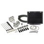 Derale 15451 13 Row Plate & Fin Engine Oil Cooler Kit with Spin On Adapter