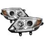SPYDER 5029089 Projector Headlights - LED Halo - Chrome