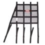 Racequip 823003 18X18 Angle Frt SFI Hybrid Net Adj Mts