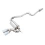 AWE Tuning 3020-32038 Ford Focus ST Touring Edition Cat-back Exhaust - Resonated - Chrome Silver Tips