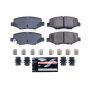 PowerStop Z23-1274 PowerStop - Z23 Daily Driver Carbon-Fiber Ceramic Brake Pads with Hardware Kit