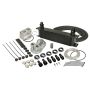Derale 15651 10 Row Series 10000 Stack Plate Universal Engine Oil Cooler Kit, Spin On Adapter