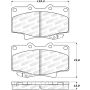 Stoptech 308.05020 Street Brake Pads - Front/Rear