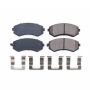 PowerStop 17-422 PowerStop - Z17 Low-Dust Ceramic Brake Pads with Hardware