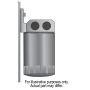 Derale 15709 Side Ports Filter Mount Kit, 1/2
