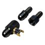 Derale 15721 180°F In-Line Remote Cooler Fan Control Thermostat, -8AN