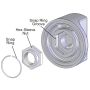 Derale 15780 Single Mount Univ Oil Fltr Reloc Kit, 1/2