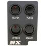 Nitrous Express 15785 CUSTOM SWITCH PANEL, FORD MUSTANG, 2010 AND NEWER