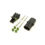 PAINLESS WIRING PWI70402 2 Circuit Male & Female Weatherpack Kit (1 ea.)