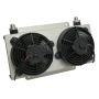 Derale 15840 19 Row Hyper-Cool Dual Cool Remote Fluid Cooler, -8AN