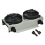 Derale 15845 19 Row Hyper-Cool Dual Cool Remote Fluid Cooler, -10AN