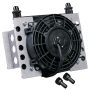 Derale 15850 13 Row Atomic-Cool Remote Plate & Fin Replacement Oil Cooler, -8AN