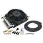Derale 15900 16 Pass Electra-Cool Remote Transmission Cooler Kit, -8AN Inlets