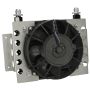 Derale 15950 15 Row Atomic Cool Plate & Fin Remote Transmission Cooler Kit, -8AN