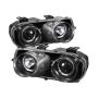 SPYDER 5008671 Projector Headlights - LED Halo - Black
