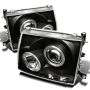SPYDER 5011947 Projector Headlights - LED Halo - Black