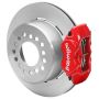 Wilwood 140-17121-R Chevy Monte Carlo Forged 4 Piston DynaPro Red Caliper HP32 VV Plain Rotor - 12.19x0.81